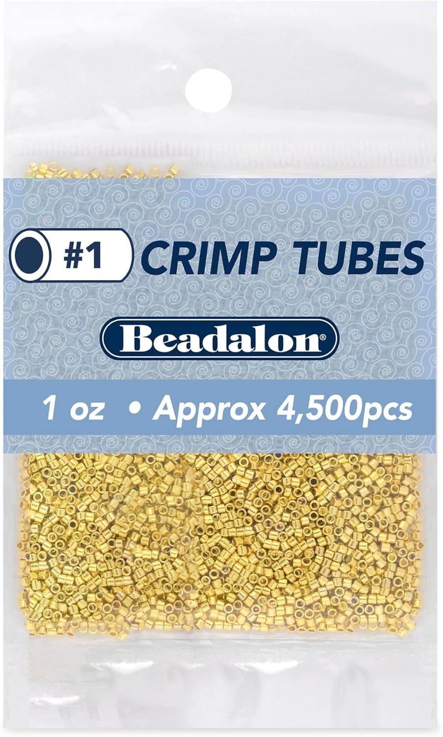 Beadalon Crimp Tubes, Size #2, Sterling Silver, 12 pc
