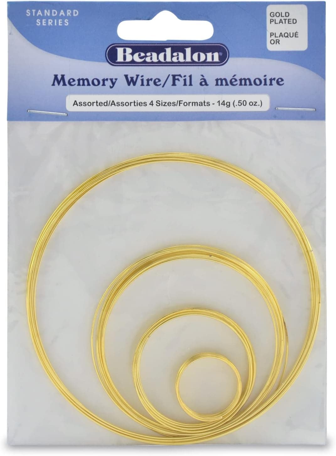 Beadalon Remembrance Stainless Steel Memory Wire Round Necklace Bright 8 oz Approx. 288 Coils