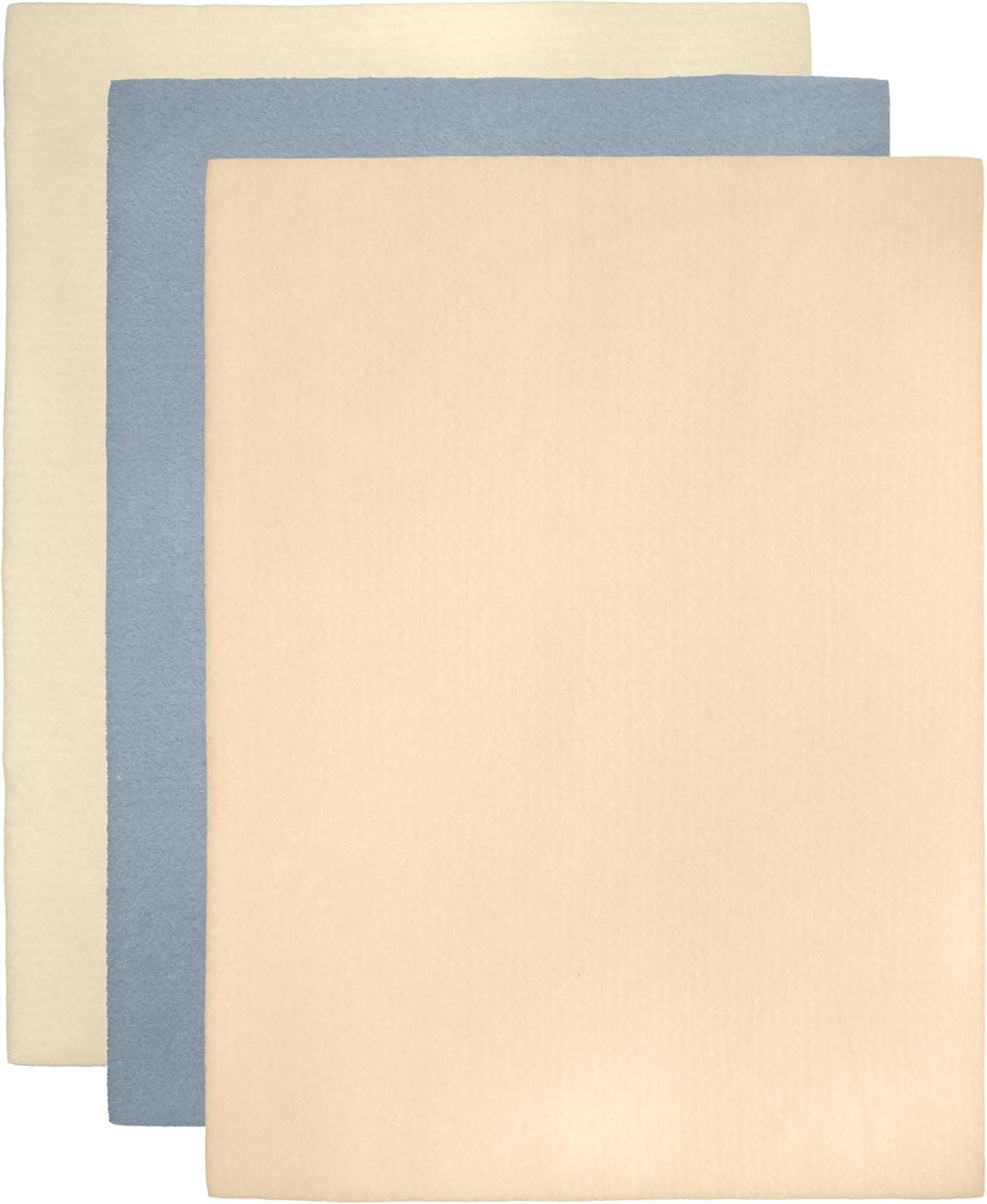 The Beadsmith Beading Mats Set, Double-Sided Stringing Work Mats, 3-Pack, 11 x 14 Inches, Flocked Surface