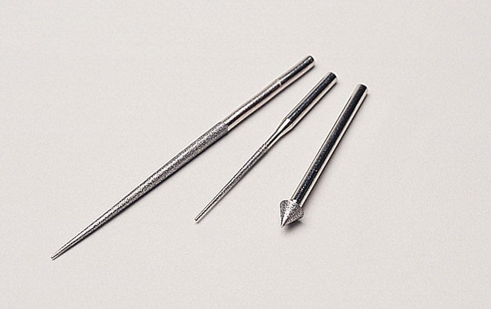 Deluxe 3 Piece Diamond Bead Reamer Tip Set | DIB-275.01 Jewelry Making Tools