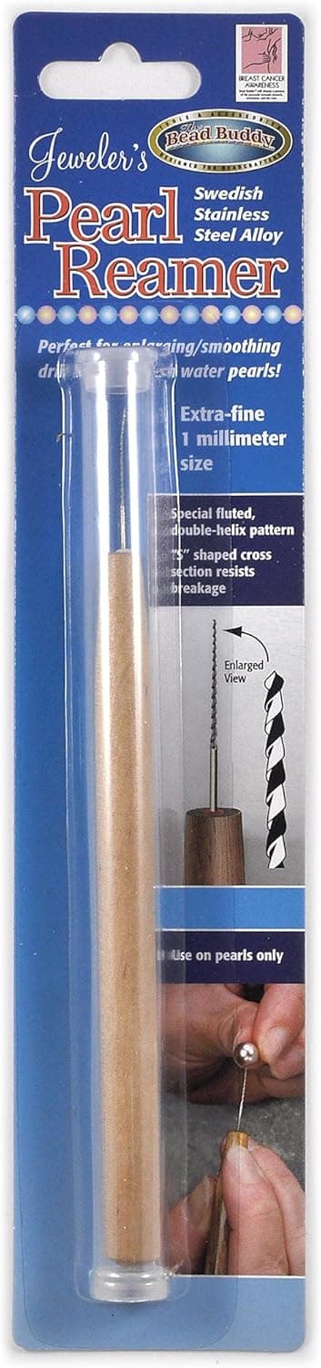 Bead Buddy Jeweler's Pearl Reamer - Jewelry Making Drill - Jewelry Drilling Tool