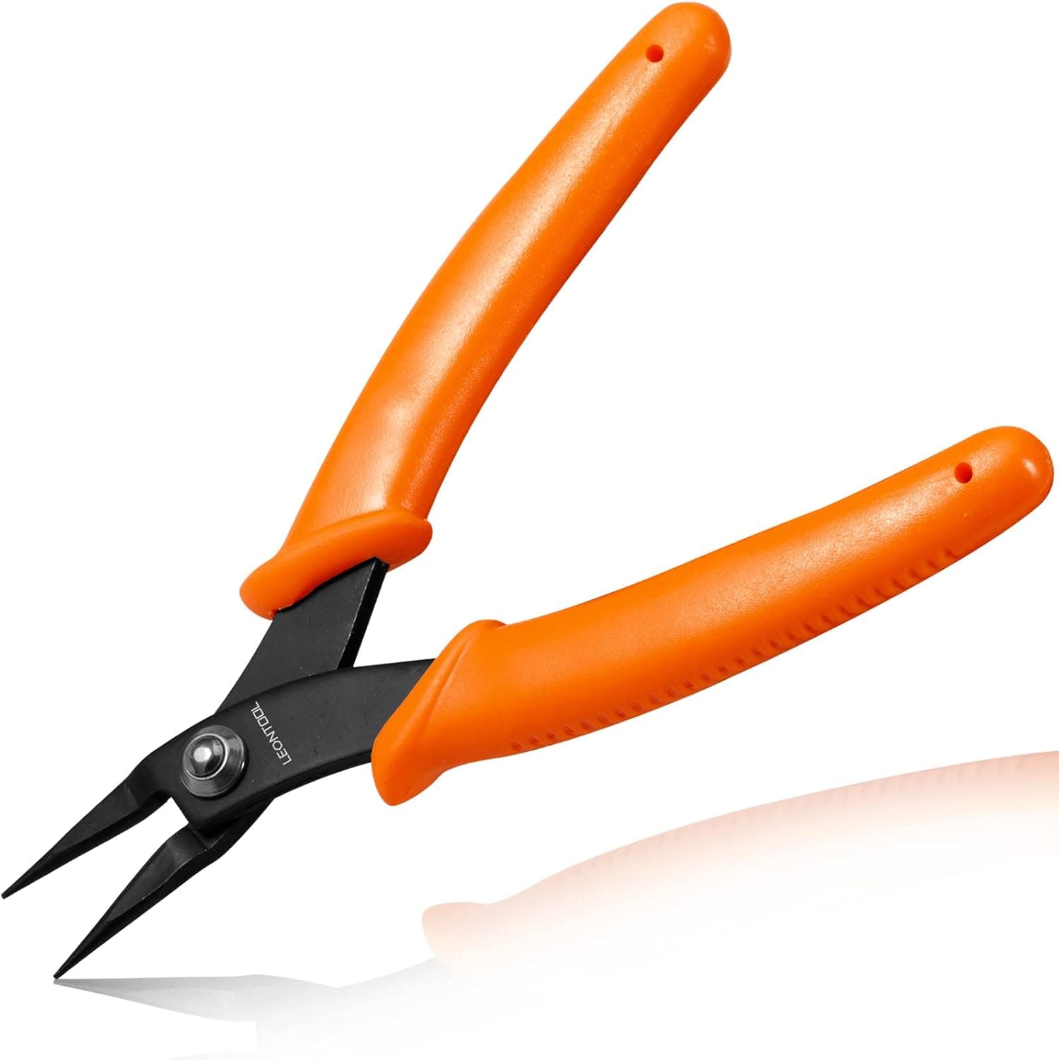 LEONTOOL Mini Round Nose Pliers with Smooth Jaws - 5-Inch Jewelry Making Precision Pliers