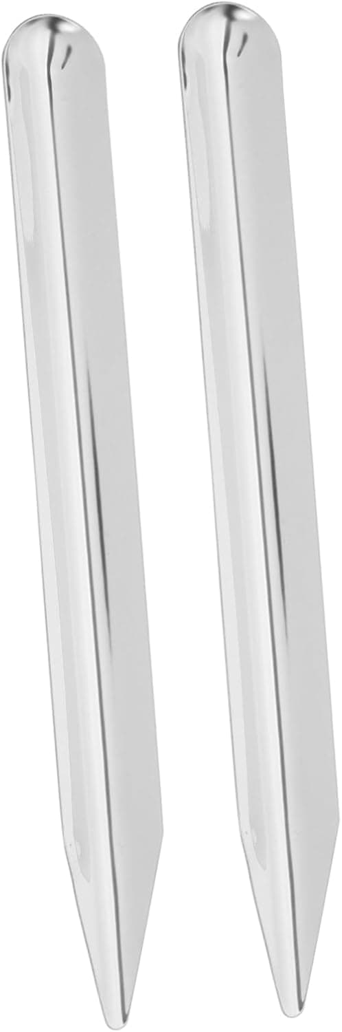 Veemoon 2Pcs Stainless Steel Bead Scoop Set for Jewelry Making, Mini Accessory Tool for Loose Beads and Spacers